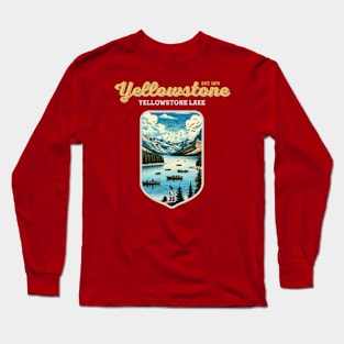 USA - NATIONAL PARK - YELLOWSTONE - Yellowstone Lake - 3 Long Sleeve T-Shirt